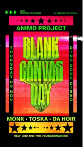 DING DONG DISCO JAKARTA - BLANK CANVAS DAY