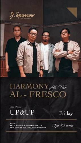 J.SPARROW JAKARTA - HARMONY at the AL-FRESCO