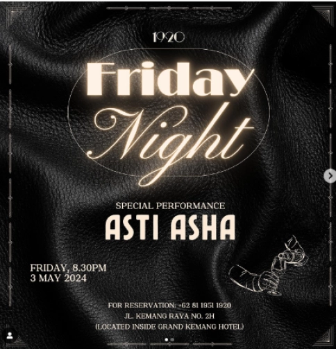 1920 LOUNGE JAKARTA - FRIDAY NIGHT