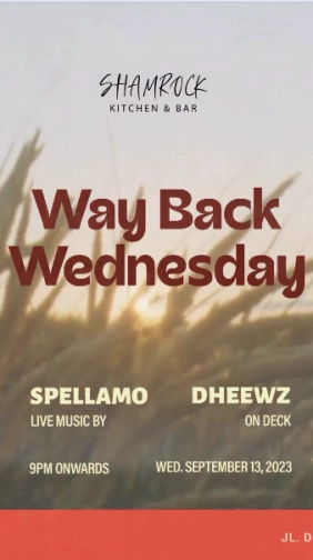 SHAMROCK JAKARTA - WAY BACK WEDNESDAY