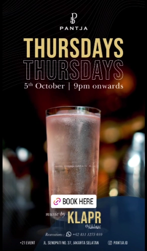 PANTJA JAKARTA - THURSDAYS