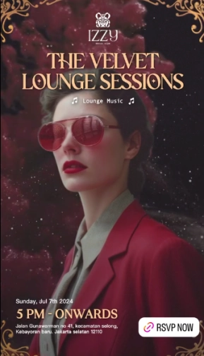 IZZY SOCIAL CLUB JAKARTA - THE VELVET LOUNGE SESSIONS