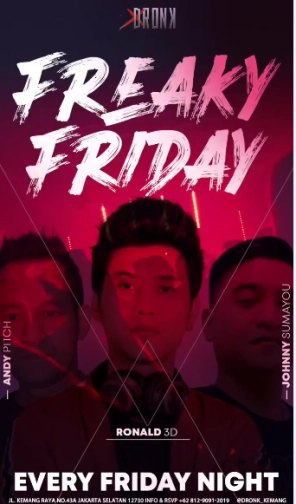 XDRONK JAKARTA - FREAKY FRIDAY