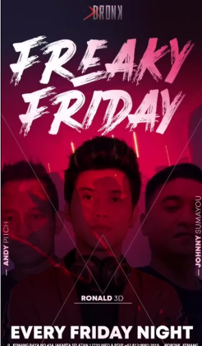 XDRONK JAKARTA - FREAKY FRIDAY