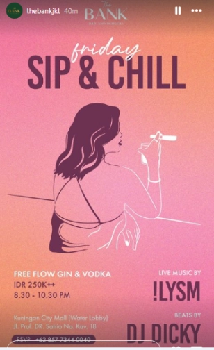 THE BANK KUNINGAN - FRIDAY SIP & CHILL