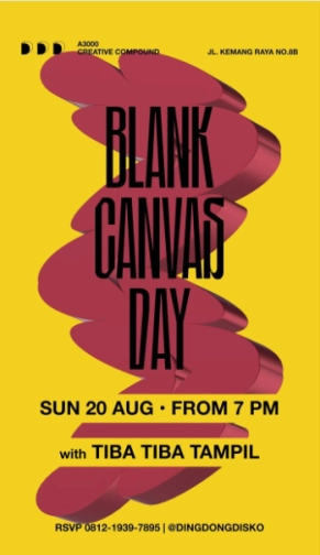 DING DONG DISCO JAKARTA - BLANK KANVAS DAY