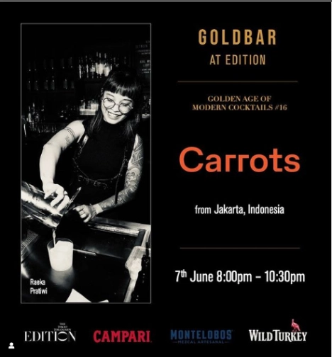 CARROTS BAR SCBD JAKARTA - GOLD BAR AT EDITION