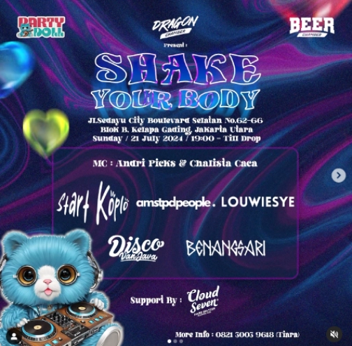 BEER CHAMBER JAKARTA - SHAKE YOUR BODY