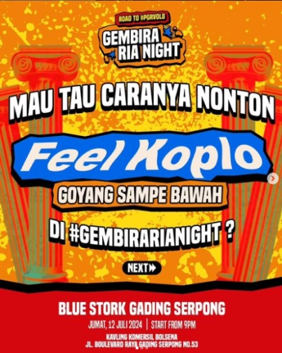 BLUE STORK JAKARTA - GEMBIRA RIA NIGHT