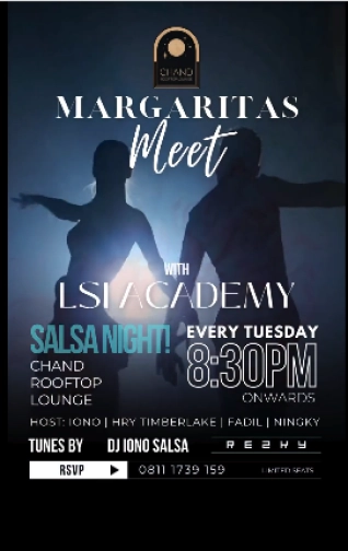 CHAND ROOFTOP LOUNGE JAKARTA - SALSA NIGHT!