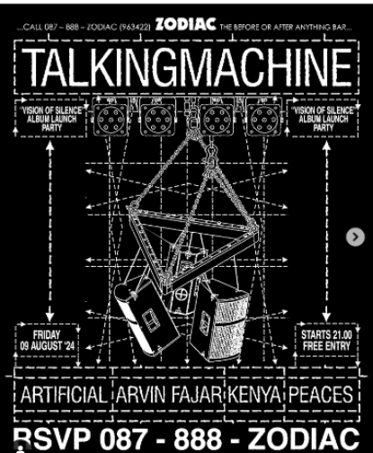 ZODIAC JAKATA - TALKING MACHINE : ARVIN FAJAR “VISIONS OF SILENCE” ALBUM LAUNCH PARTY