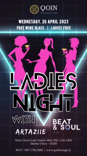 QOIN LOUNGE JAKARTA - LADIES NIGHT