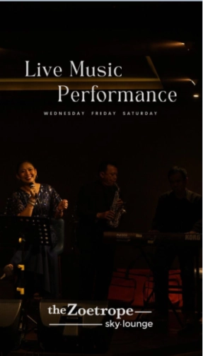 THE ZOETROPE SKYLOUNGE - LIVE MUSIC FRIDAY