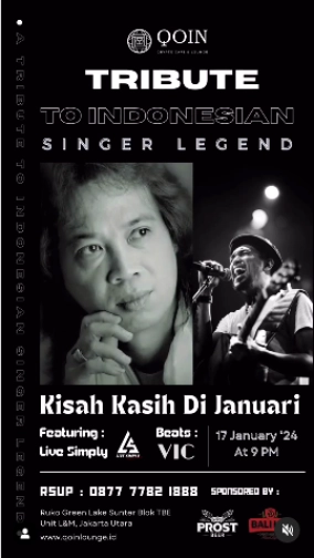 QOIN LOUNGE JAKARTA - TRIBUTE TO INDONESIAN SINGER LEGEND “CHRISYE & GLENN FREDLY”