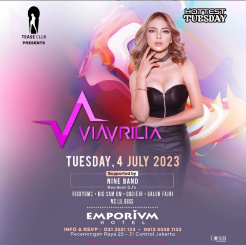 EMPORIUM TEASE CLUB JAKARTA - HOTTEST TUESDAY _ VIA AVRILIA