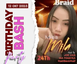 MR BRAID JAKARTA  BIRTHDAY BASH PARTY