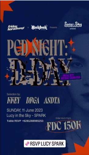 LUCY IN THE SKY SPARK - PCD NIGHT