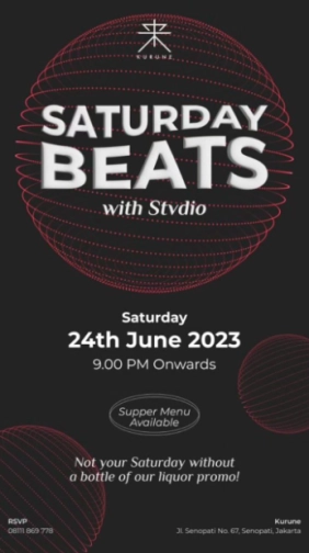 KURUNE JAKARTA - SATURDAY BEATS