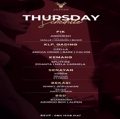 GOLD DRAGON KEMANG - THURSDAY