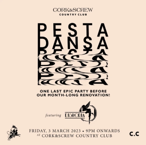 CORK&SCREW JAKARTA - PESTA DANSA