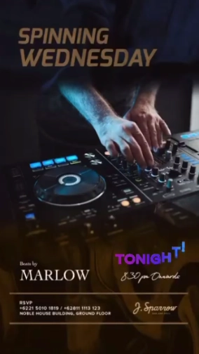 J.SPARROW JAKARTA - SPINNING WEDNESDAY