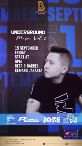 BEER & BARREL KEMANG JAKARTA - UNDERGROUND MUSIC VOL.2