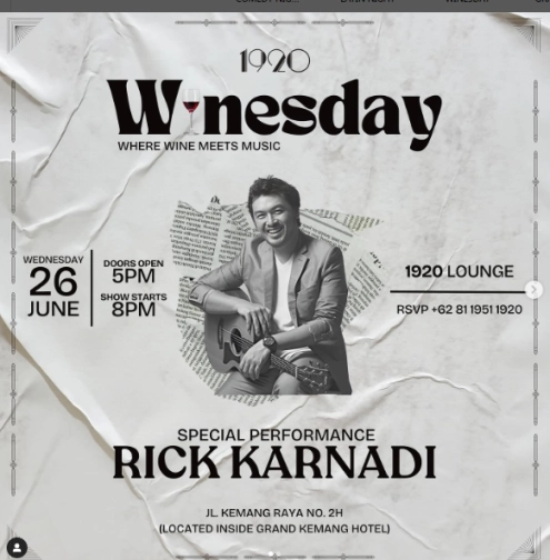 1920 LOUNGE JAKARTA - WINESDAY