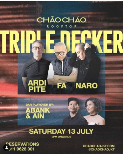 CHAO CHAO JAKARTA - TRIPLE DECKER