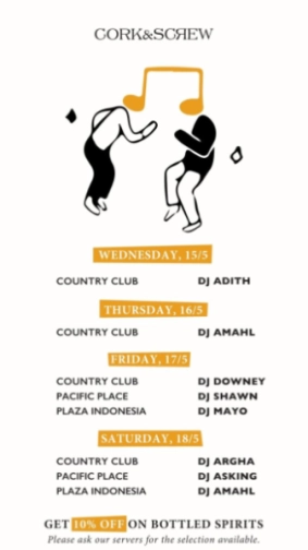 CORK&SCREW COUNTRY CLUB - THURSDAY