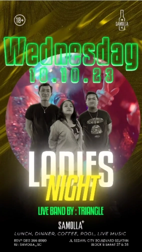 SAMOLLA CAFE & POOL JAKARTA - LADIES NIGHT