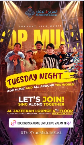 AL JAZEERAH LOUNGE JAKARTA - POP MUSIC