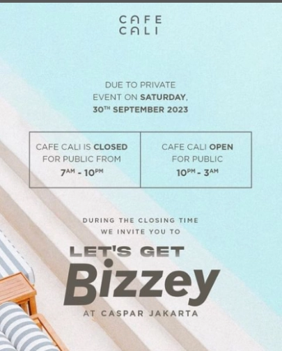 CAFE CALI JAKARTA - BIZZEY