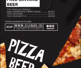 CLIQUE SPOT JAKARTA  PIZZA BEER RIA