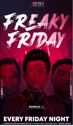 XDRONK JAKARTA - FREAKY FRIDAY