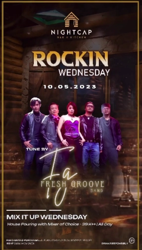 NIGHTCAP JAKARTA - ROCKIN WEDNESDAY