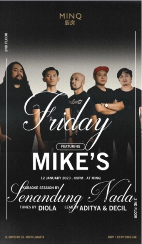 MINQ JAKARTA - FRIDAY