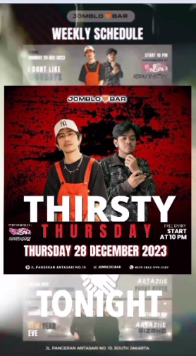 JOMBLOO BAR CILANDAK - THIRSTY THURSDAY