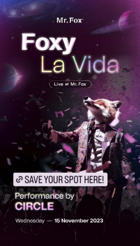 MR FOX JAKARTA - FOXY LA VIDA