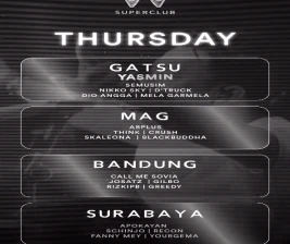 W SUPERCLUB GATSU JAKARTA  YASMIN