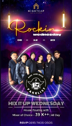 NIGHTCAP JAKARTA - ROCKIN WEDNESDAY