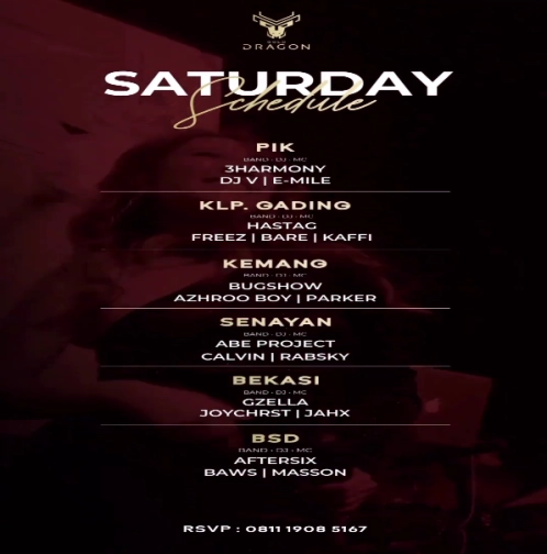 GOLD DRAGON KEMANG - SATURDAY