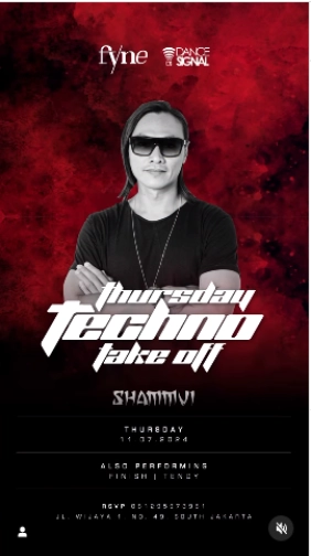 FYNE JAKARTA JAKARTA - Thursday Techno Take Off