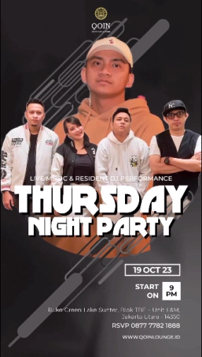 QOIN LOUNGE JAKARTA - THURSDAY NIGHT PARTY