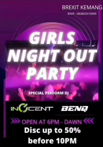 BREXIT JAKARTA - GIRLS NIGHT OUT PARTY