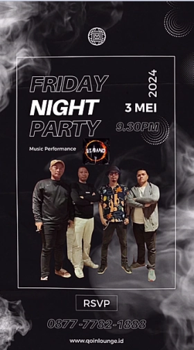 QOIN LOUNGE JAKARTA - FRIDAY NIGHT PARTY