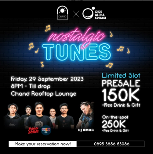 CHAND ROOFTOP LOUNGE JAKARTA - NOSTALGIC TUNES