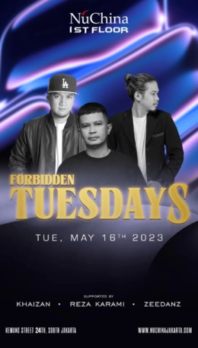 NU CHINA JAKARTA - FORBIDDEN TUESDAYS