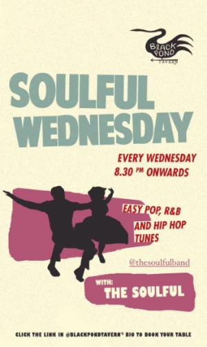 BLACK POND TAVERN JAKARTA - SOULFUL WEDNESDAY