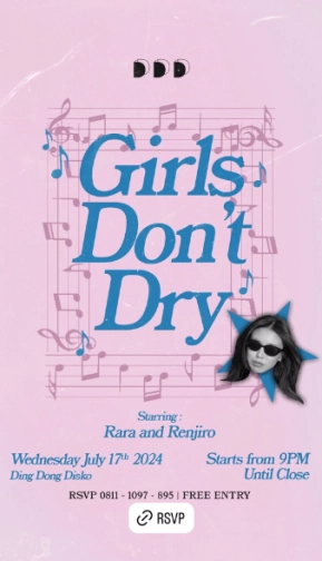 DING DONG DISCO JAKARTA - GIRLS DONT DRY