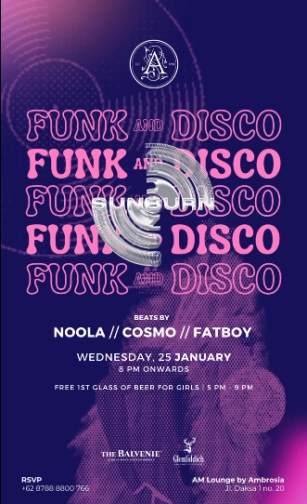 AM LOUNGE JAKARTA - FUNK and DISCO